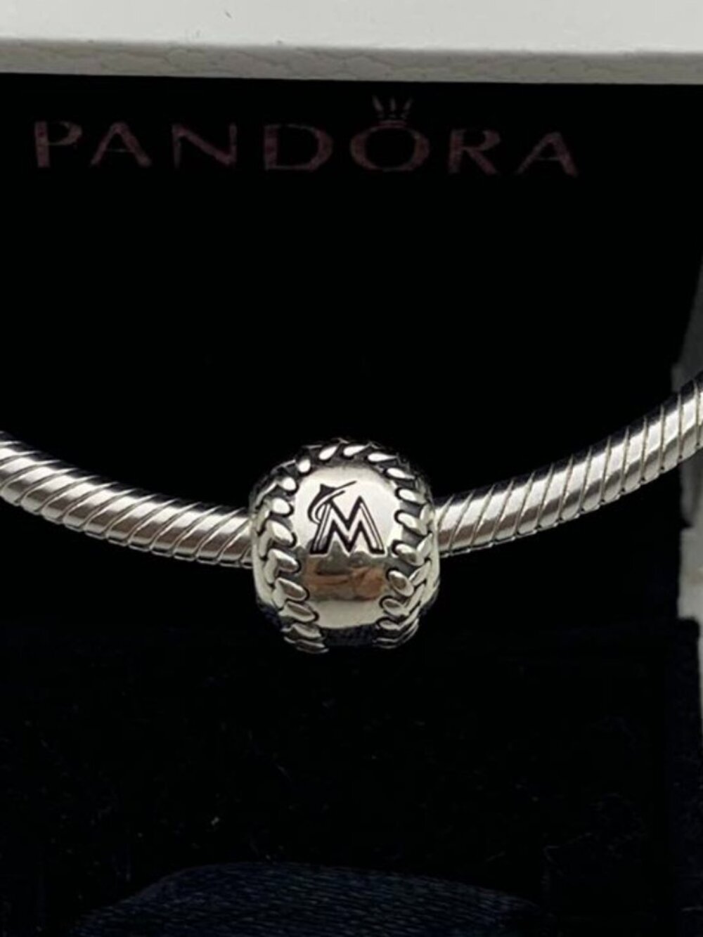 ✨✨Pandora Miami Marlins Baseball Charm